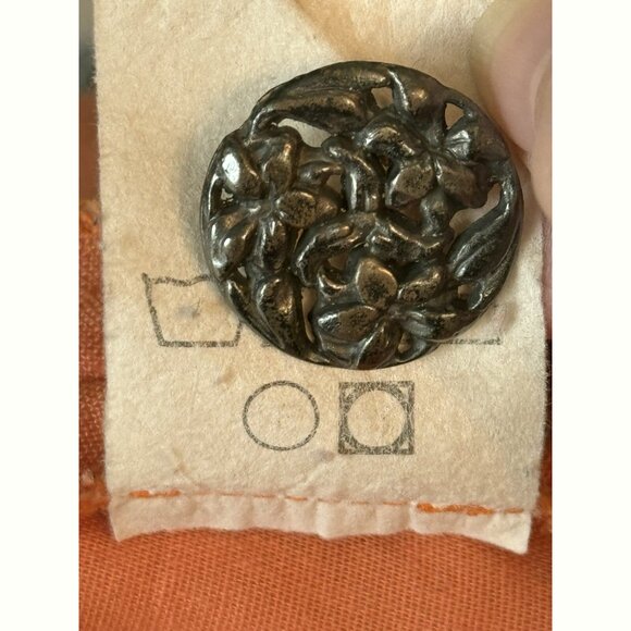 Vintage Country Line Womens Floral Midi Dress Sz 8 Milkmaid Cottagecore Romantic - Picture 16 of 16